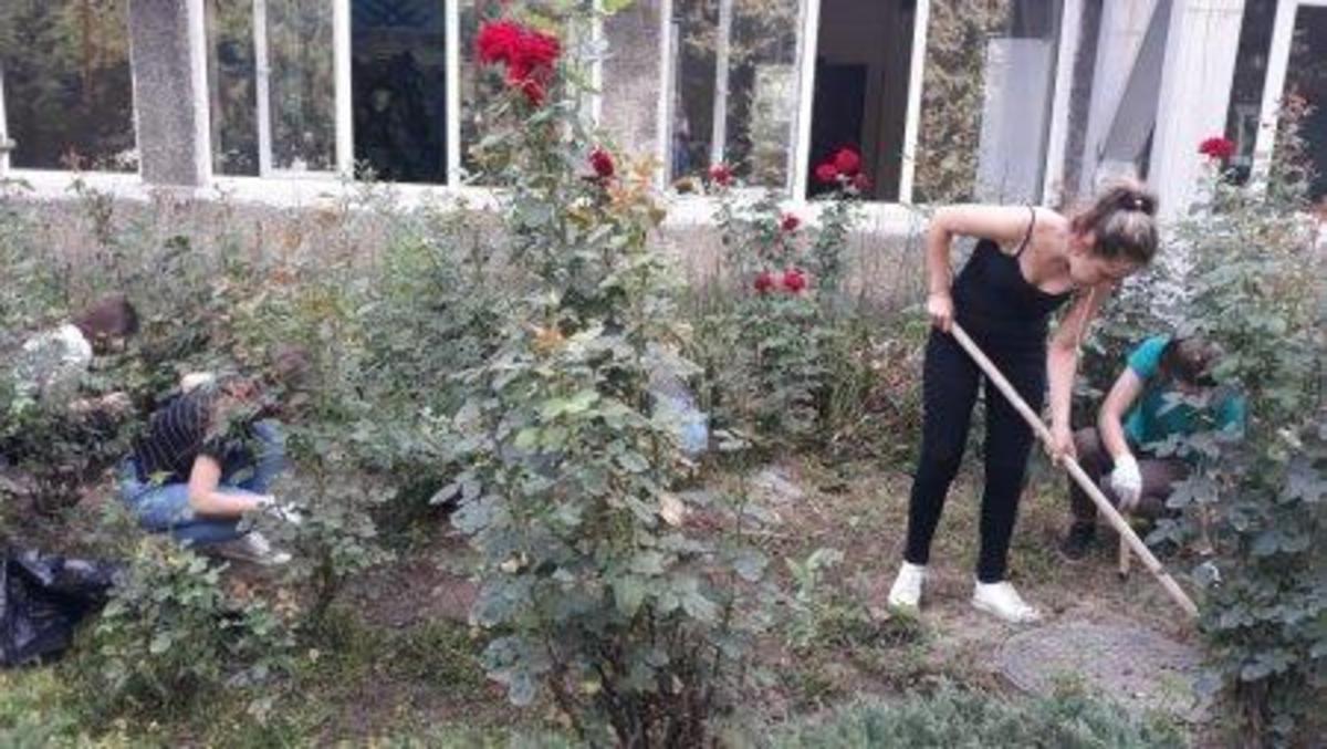 Учащиеся 9 "А" класса КГУ ОШ 50