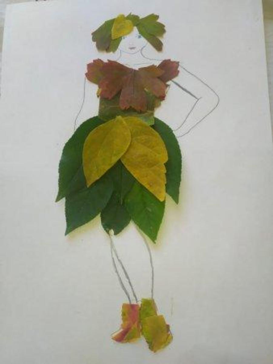 Организован конкурс поделок: ,, Нетрадиционные методы создания портрета"