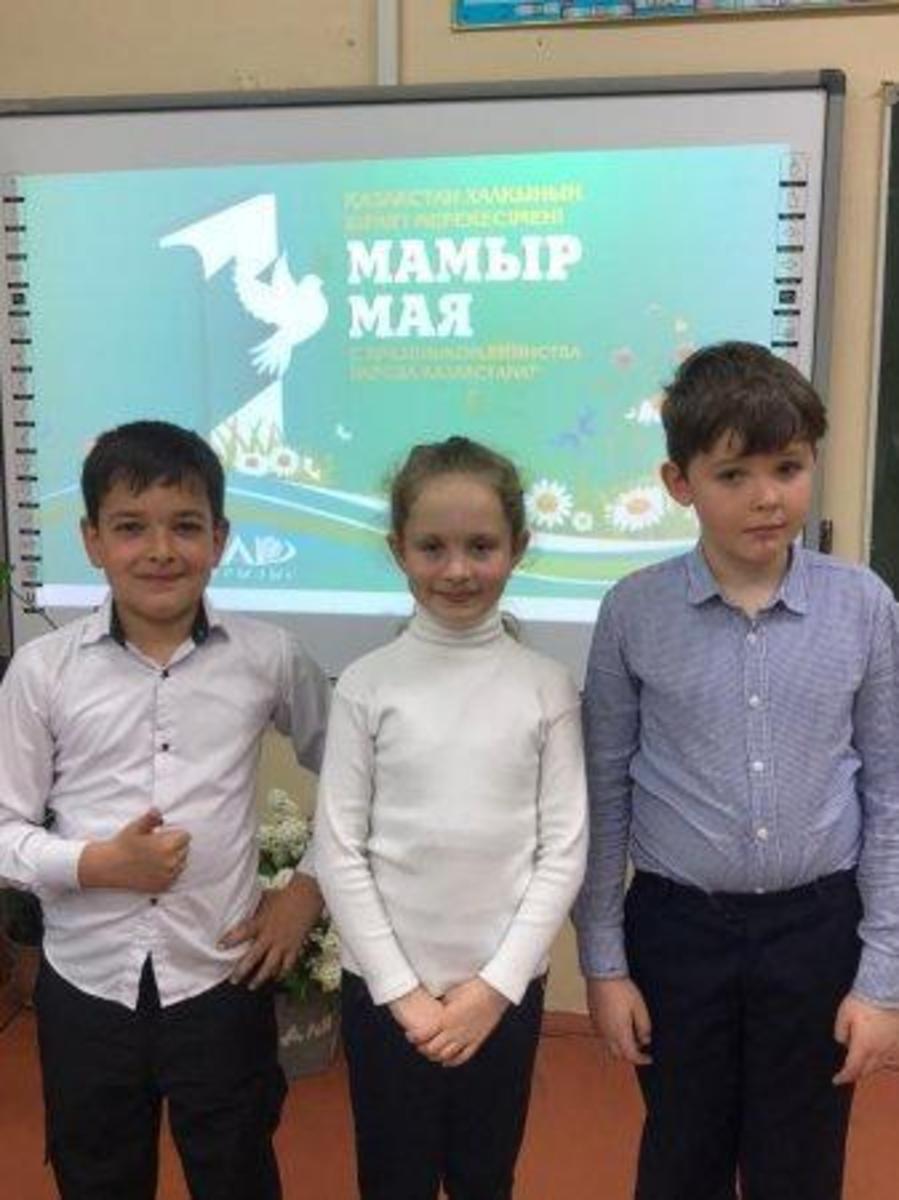 Проведены классные часы, посвященные ДНЮ ЕДИНСТВА народа Казахстана.